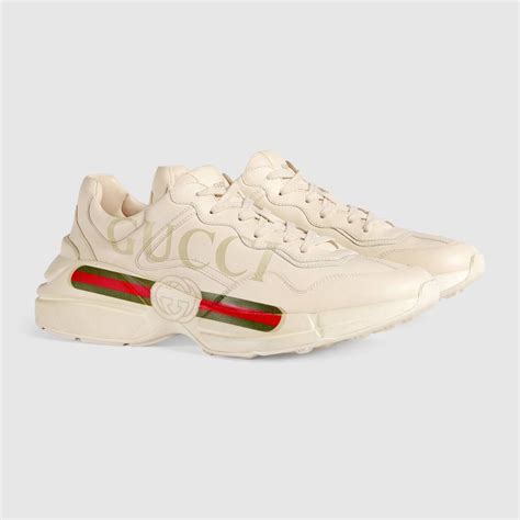 gucci rhyton vintage logo|Gucci Men's Rhyton Retro Logo Sneakers .